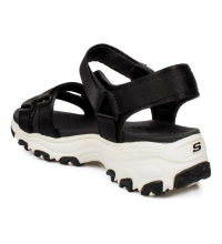 Skechers 31514 BLK D'LITES - FRESH CATCH SPOR SANDALET