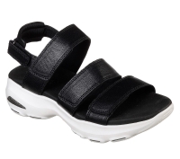 Skechers 32382 BLK D'LITES ULTRA - FAB LIFE BAYAN SPOR TERLİK SANDALET
