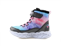 Skechers 303054L BKMT INFINITE HEART LIGHTS - LOVIN HEARTS ÇOCUK SPOR AYAKKABI