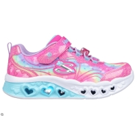 Skechers 303253N HPLV FLUTTER HEART LIGHTS - GROOVY SWIRL BEBEK SPOR AYAKKABI