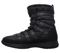 Skechers 49806 BLK BOULDER - EAST STONE KIŞLIK İÇİ KÜRKLÜ BOT