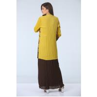 Elbise-Tunik İkili Takım - Sarı